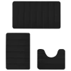 Three-piece set of embossed memory foam striped floor MATS, bathroom absorbent pads, toilet protection pads, cross-border supply Application Scenario